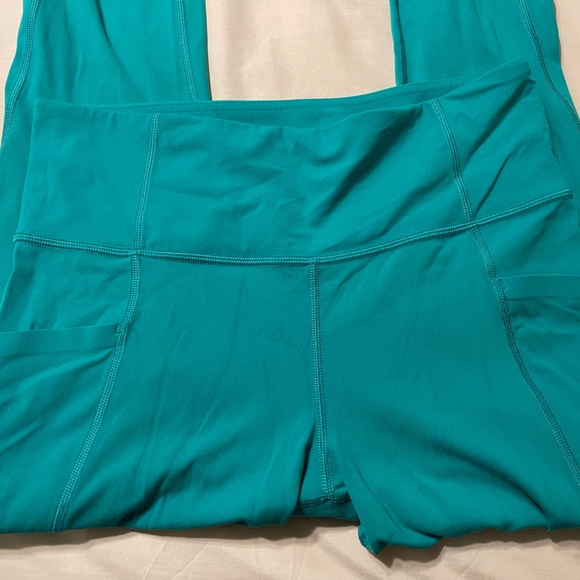 ATHLETA POWERVITA Teal High-Waisted Leggings - Picture 7 of 7